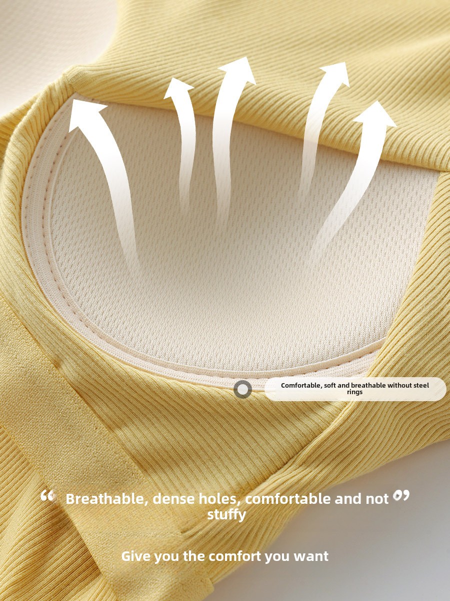 2025ผู้หญิงฤดูร้อนStrappy Tank - T Shirt Bra Seamless บทวิจารณ์และราคา