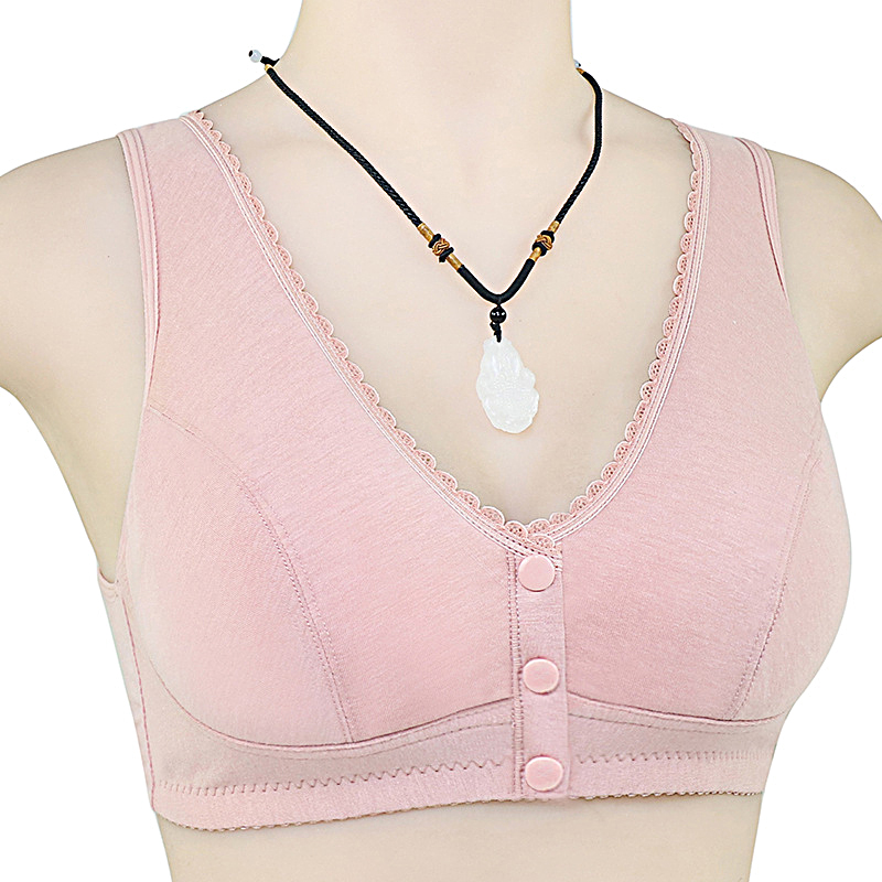 บราผ้าฝ้ายแบบปิดด้านหน้าเต็มตั - Cotton Bra Everyday บทวิจารณ์และราคา